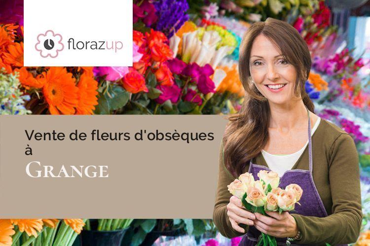 créations de fleurs pour un enterrement à Grange (Territoire de Belfort/90150)