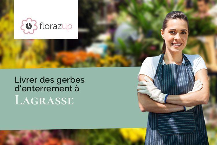 créations florales pour un décès à Lagrasse (Aude/11220)
