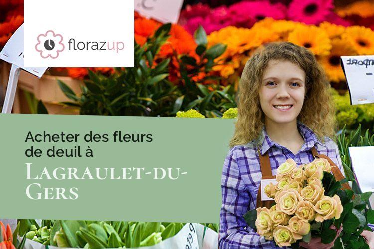 créations de fleurs pour des obsèques à Lagraulet-du-Gers (Gers/32330)
