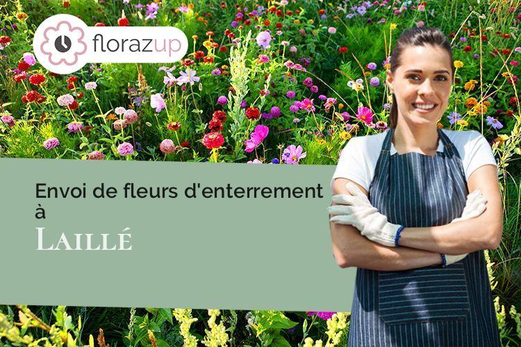 couronnes florales pour des funérailles à Laillé (Ille-et-Vilaine/35890)