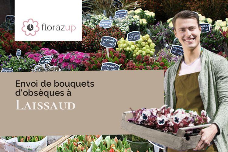 compositions de fleurs pour un décès à Laissaud (Savoie/73800)