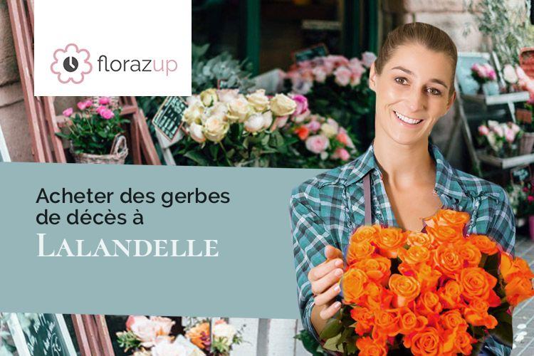 compositions florales pour un enterrement à Lalandelle (Oise/60850)