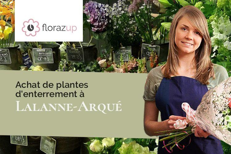 fleurs deuil pour un deuil à Lalanne-Arqué (Gers/32140)