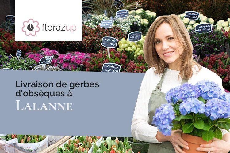 compositions de fleurs pour un enterrement à Lalanne (Gers/32500)