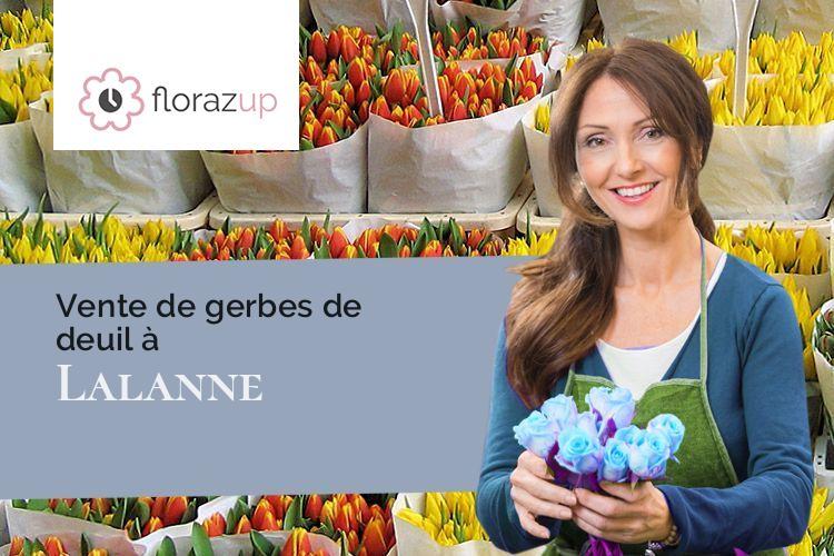 créations florales pour un décès à Lalanne (Hautes-Pyrénées/65230)