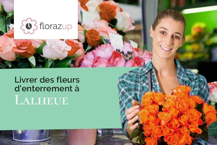 bouquets de fleurs pour des funérailles à Lalheue (Saône-et-Loire/71240)