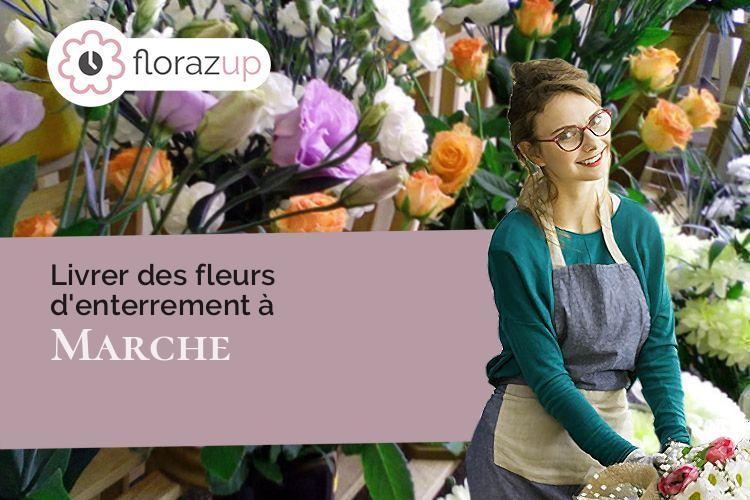 compositions florales pour un décès à Marche (Vosges/88320)