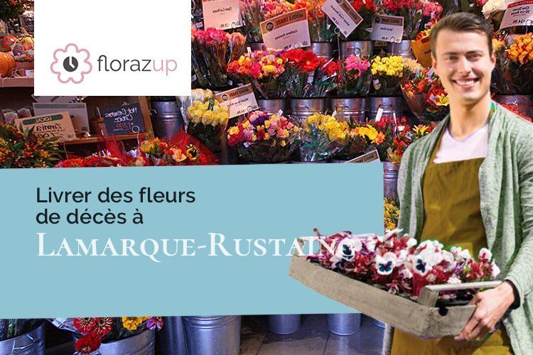 coeurs de fleurs pour des obsèques à Lamarque-Rustaing (Hautes-Pyrénées/65220)