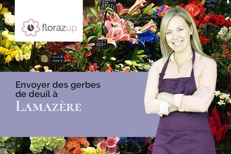 créations de fleurs pour des obsèques à Lamazère (Gers/32300)