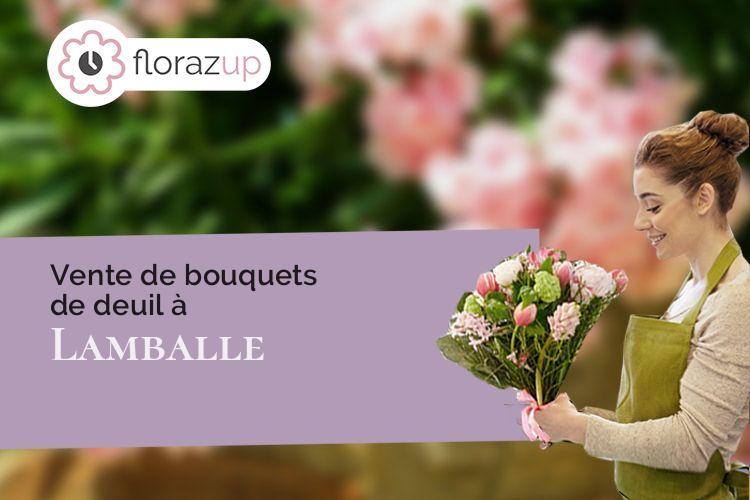 coeur de fleurs pour des funérailles à Lamballe (Côtes-d'Armor/22400)