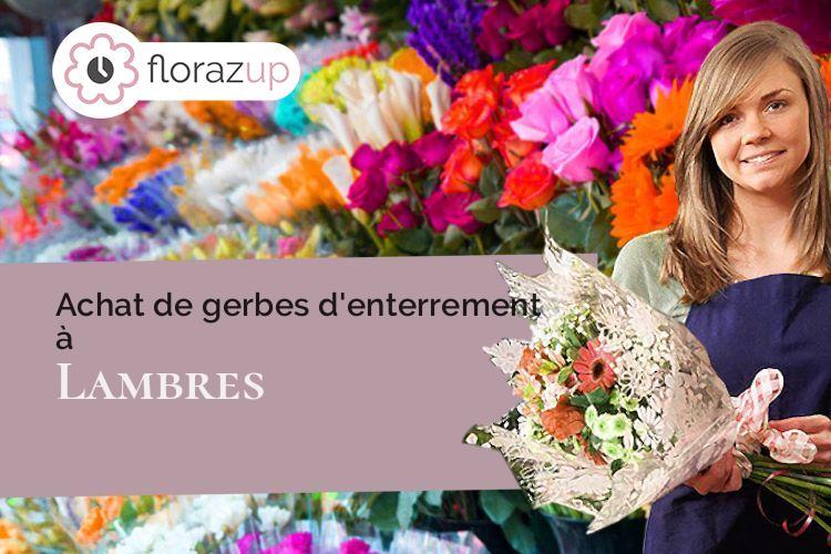 créations florales pour un deuil à Lambres (Pas-de-Calais/62120)