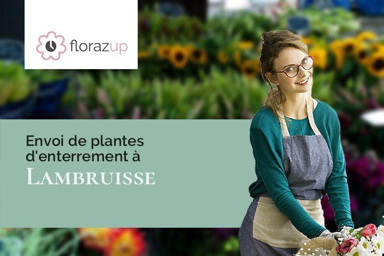 créations florales pour un enterrement à Lambruisse (Alpes-de-Haute-Provence/04170)