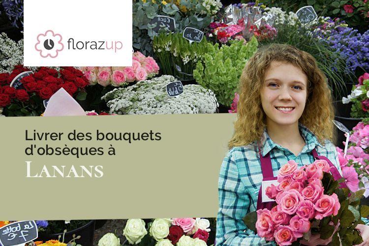 créations de fleurs pour un deuil à Lanans (Doubs/25360)