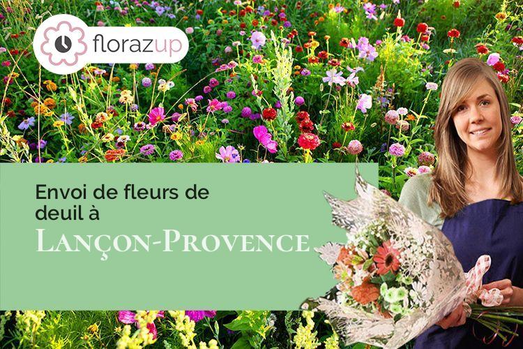 coupes de fleurs pour un décès à Lançon-Provence (Bouches-du-Rhône/13680)