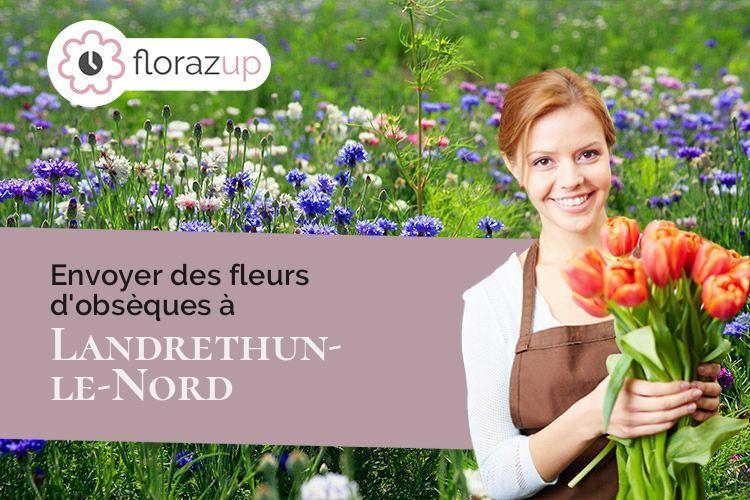 compositions de fleurs pour une crémation à Landrethun-le-Nord (Pas-de-Calais/62250)