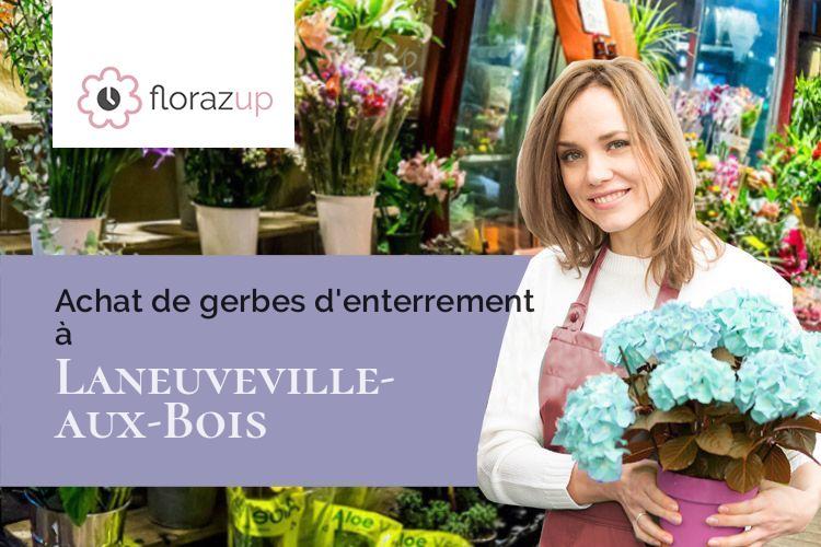 coeurs de fleurs pour des funérailles à Laneuveville-aux-Bois (Meurthe-et-Moselle/54370)