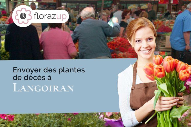 créations florales pour des obsèques à Langoiran (Gironde/33550)