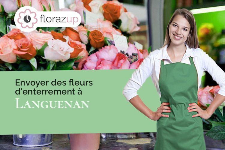 bouquets de fleurs pour un deuil à Languenan (Côtes-d'Armor/22130)