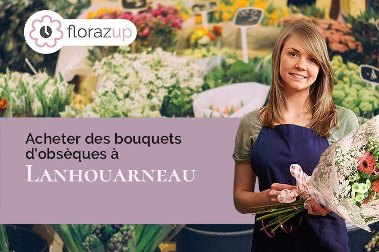 gerbes de fleurs pour une crémation à Lanhouarneau (Finistère/29430)