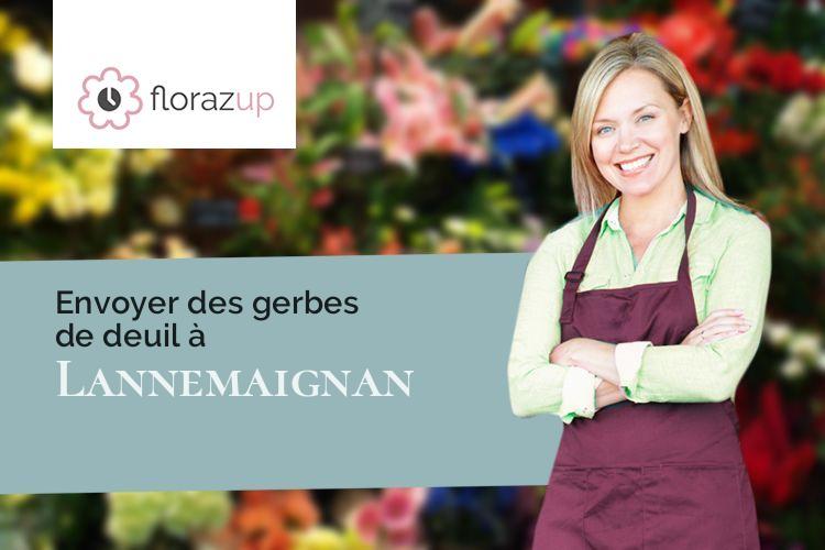 coeurs de fleurs pour une crémation à Lannemaignan (Gers/32240)