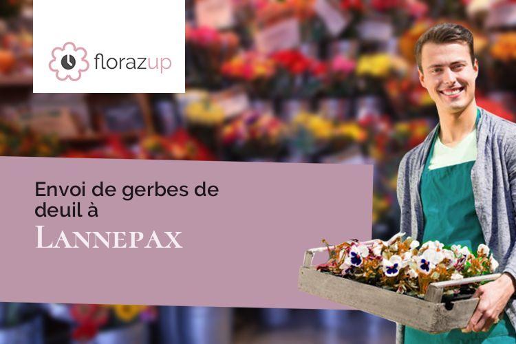 créations florales pour des funérailles à Lannepax (Gers/32190)