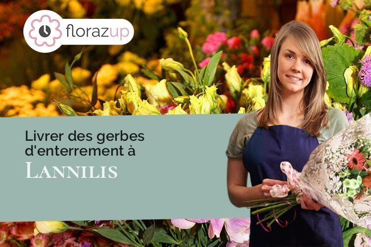 créations de fleurs pour un deuil à Lannilis (Finistère/29870)