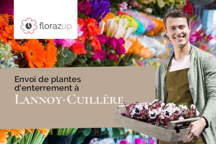 couronnes florales pour une crémation à Lannoy-Cuillère (Oise/60220)