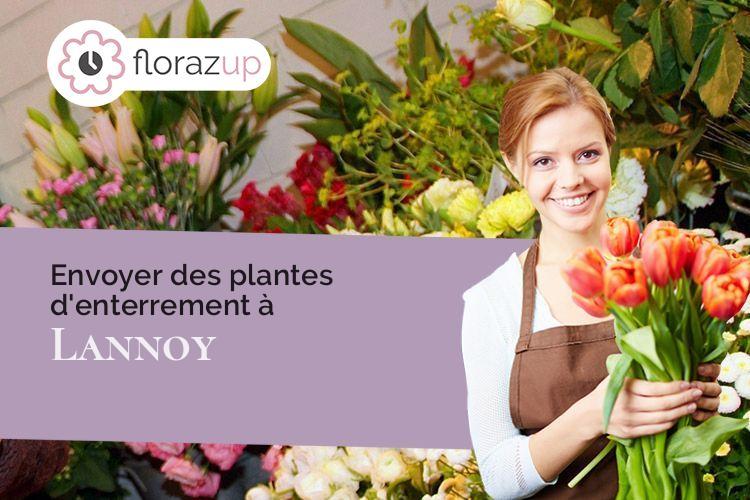 plantes pour un décès à Lannoy (Nord/59390)