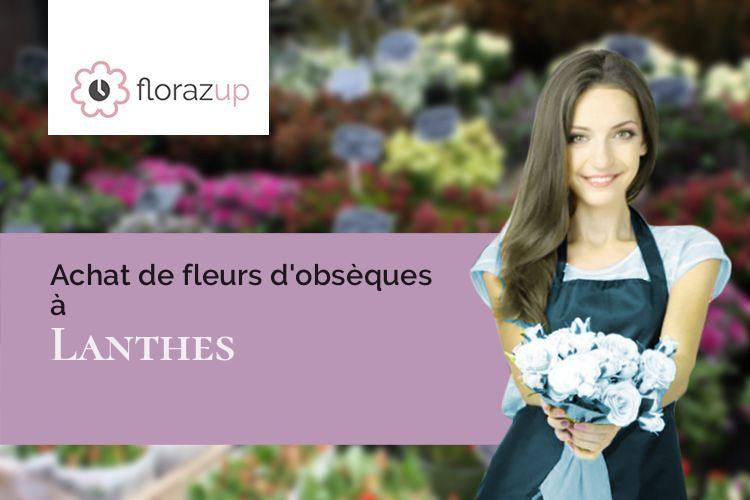 compositions de fleurs pour des funérailles à Lanthes (Côte-d'Or/21250)