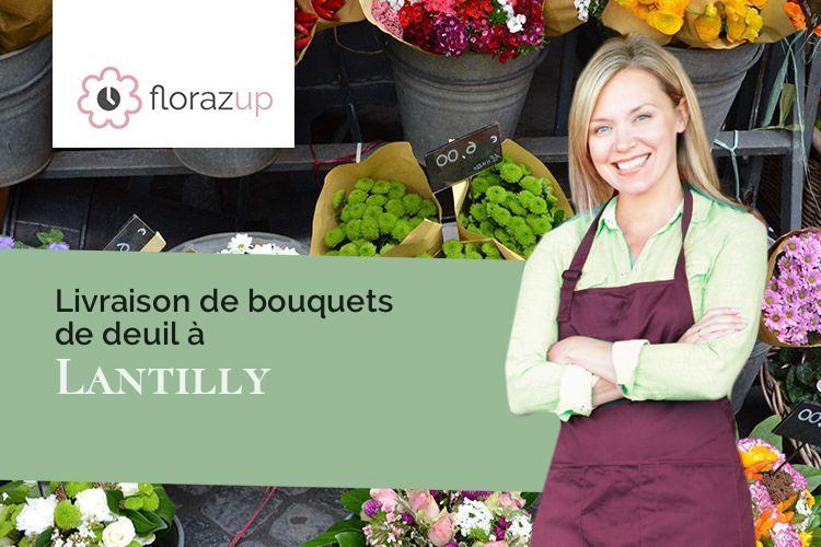 couronnes florales pour des obsèques à Lantilly (Côte-d'Or/21140)