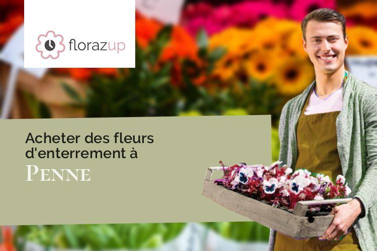compositions florales pour un enterrement à Penne (Ariège/09500)