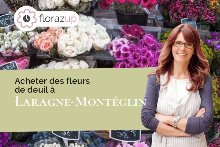 créations florales pour un enterrement à Laragne-Montéglin (Hautes-Alpes/05300)