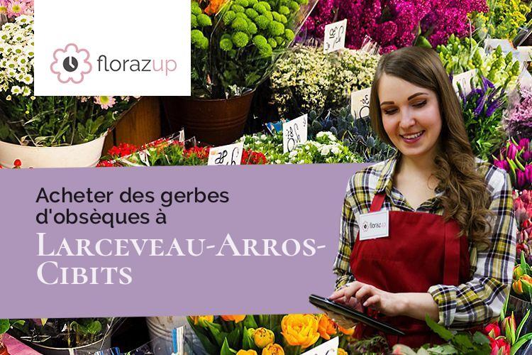coeurs de fleurs pour des obsèques à Larceveau-Arros-Cibits (Pyrénées-Atlantiques/64120)