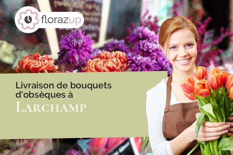 coeur de fleurs pour une crémation à Larchamp (Mayenne/53220)