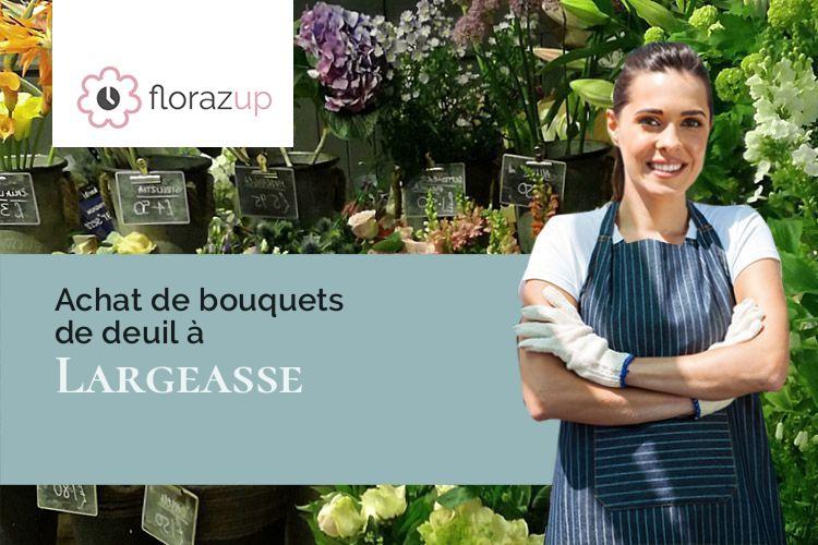 gerbes de fleurs pour un enterrement à Largeasse (Deux-Sèvres/79240)