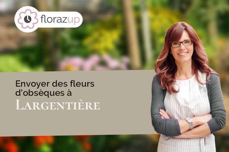créations florales pour un enterrement à Largentière (Ardèche/07110)
