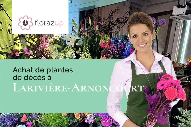 créations florales pour un deuil à Larivière-Arnoncourt (Haute-Marne/52400)