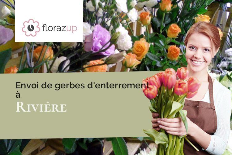 couronnes florales pour des funérailles à Rivière (Territoire de Belfort/90150)