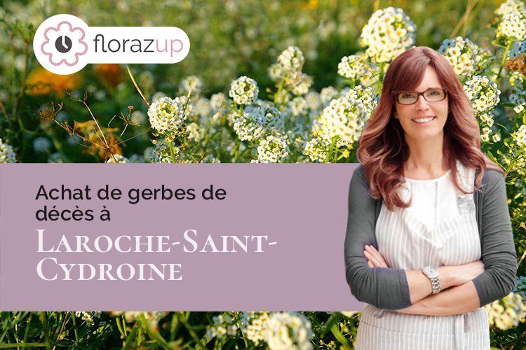 créations florales pour un deuil à Laroche-Saint-Cydroine (Yonne/89400)