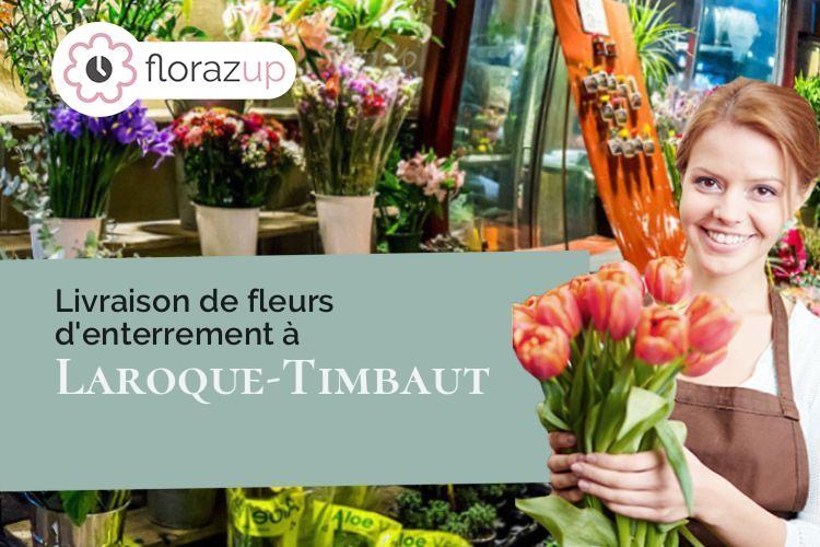 fleurs deuil pour un décès à Laroque-Timbaut (Lot-et-Garonne/47340)
