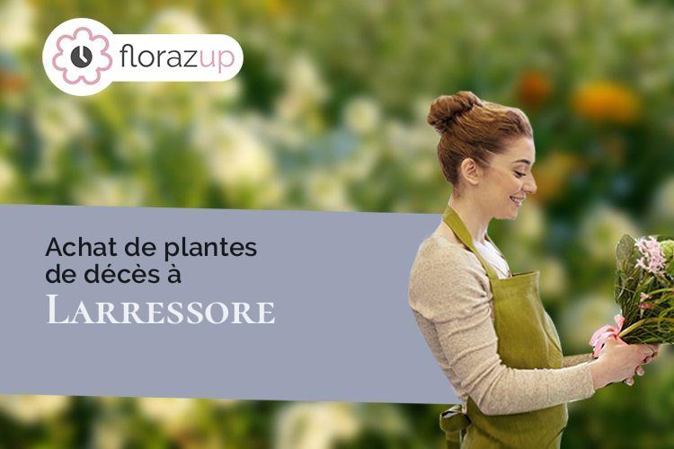 fleurs deuil pour des funérailles à Larressore (Pyrénées-Atlantiques/64480)
