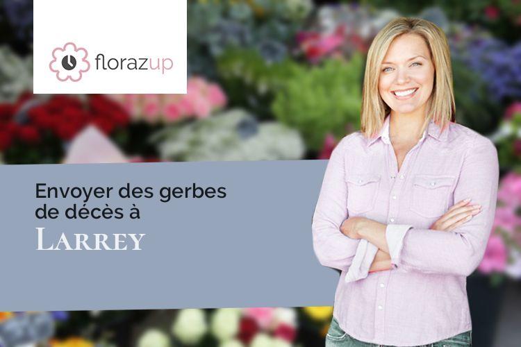créations florales pour un décès à Larrey (Côte-d'Or/21330)