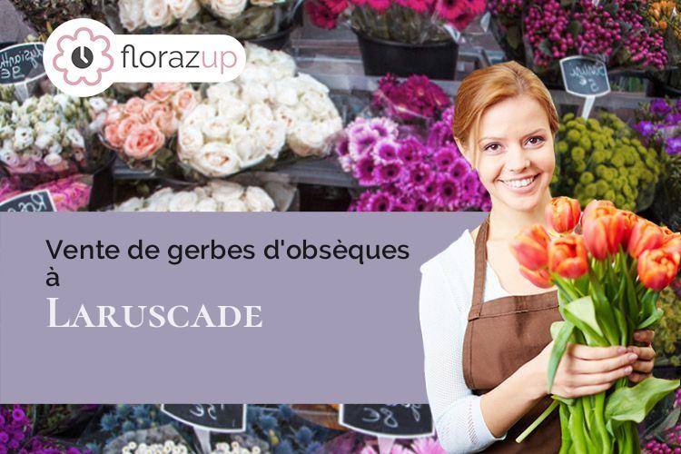 gerbes de fleurs pour une crémation à Laruscade (Gironde/33620)