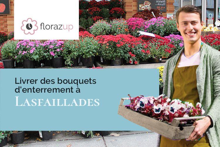 compositions florales pour des obsèques à Lasfaillades (Tarn/81260)