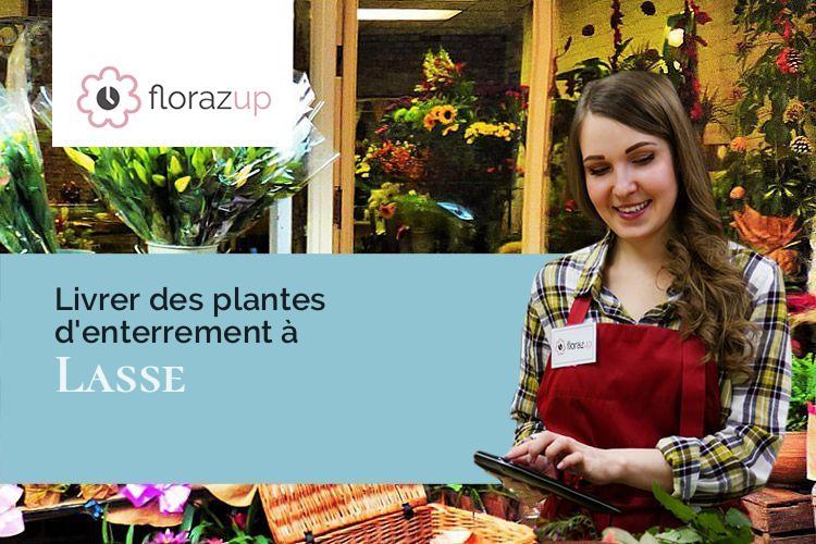 créations florales pour un enterrement à Lasse (Pyrénées-Atlantiques/64220)