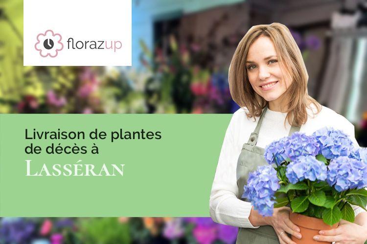 compositions de fleurs pour une crémation à Lasséran (Gers/32550)