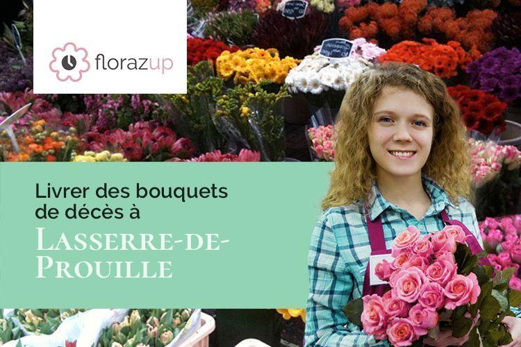 créations florales pour des obsèques à Lasserre-de-Prouille (Aude/11270)