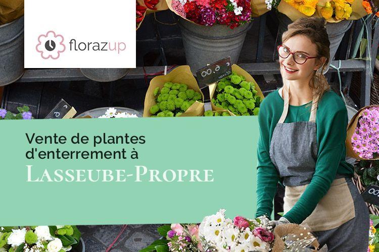coupes de fleurs pour un décès à Lasseube-Propre (Gers/32550)