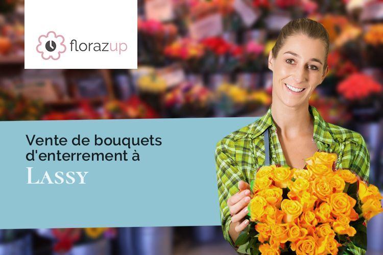 coupes de fleurs pour un deuil à Lassy (Val-d'Oise/95270)