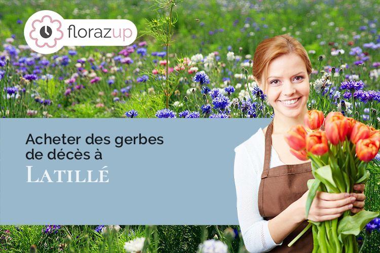 compositions florales pour une crémation à Latillé (Vienne/86190)